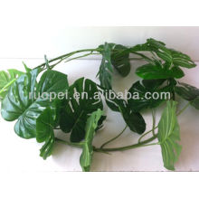 2014 Cheap decorative artificial plam tree leaves made in China